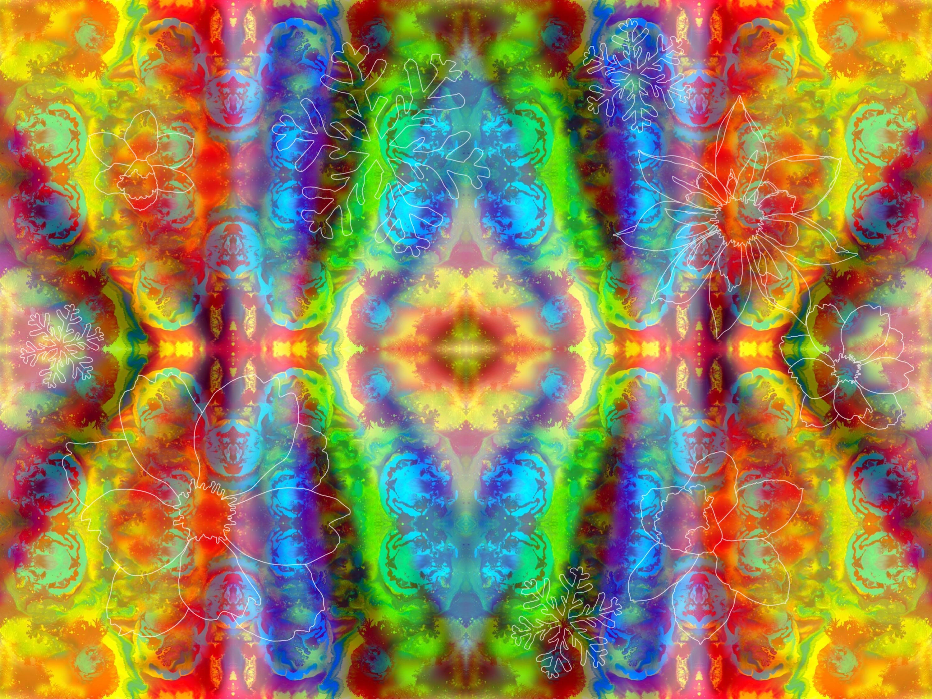 AI might create a more colorful natural world; (combined painting technique; 2026-08-27)