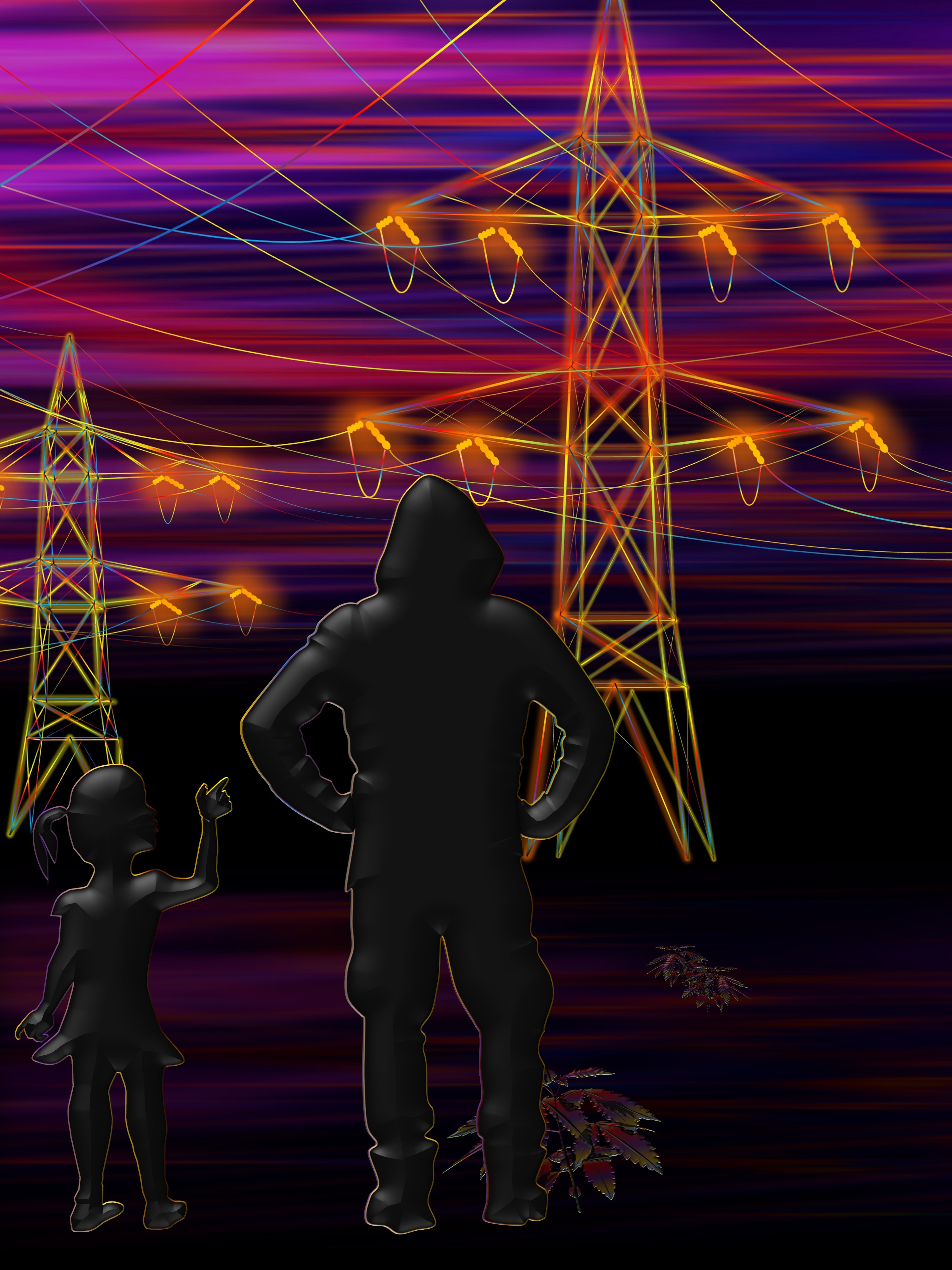 a drean; Dad, is this just a dream; (combined painting technique; 2026-10-21)