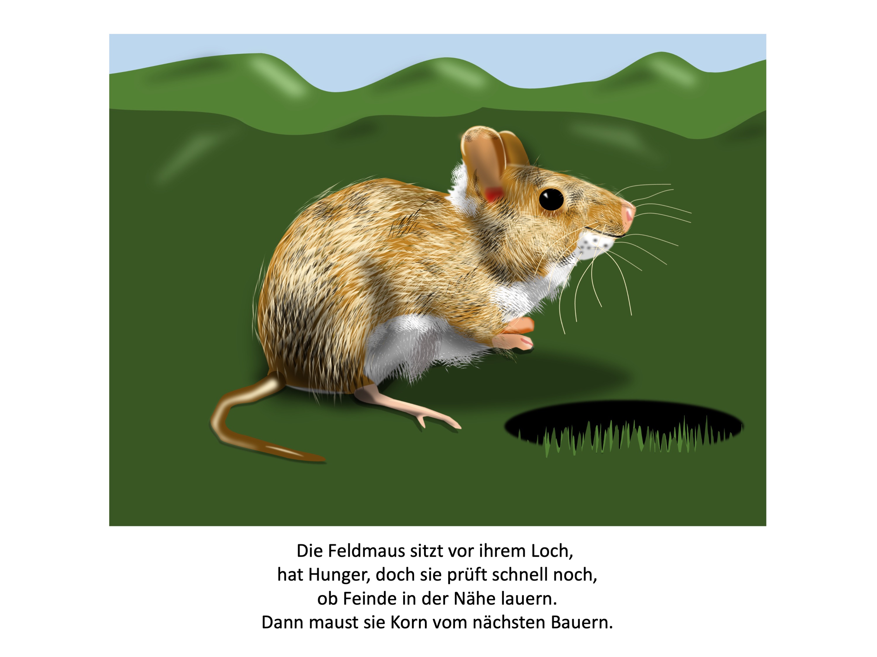 Field mouse (painted with PowerPoint; 2022-05-18)