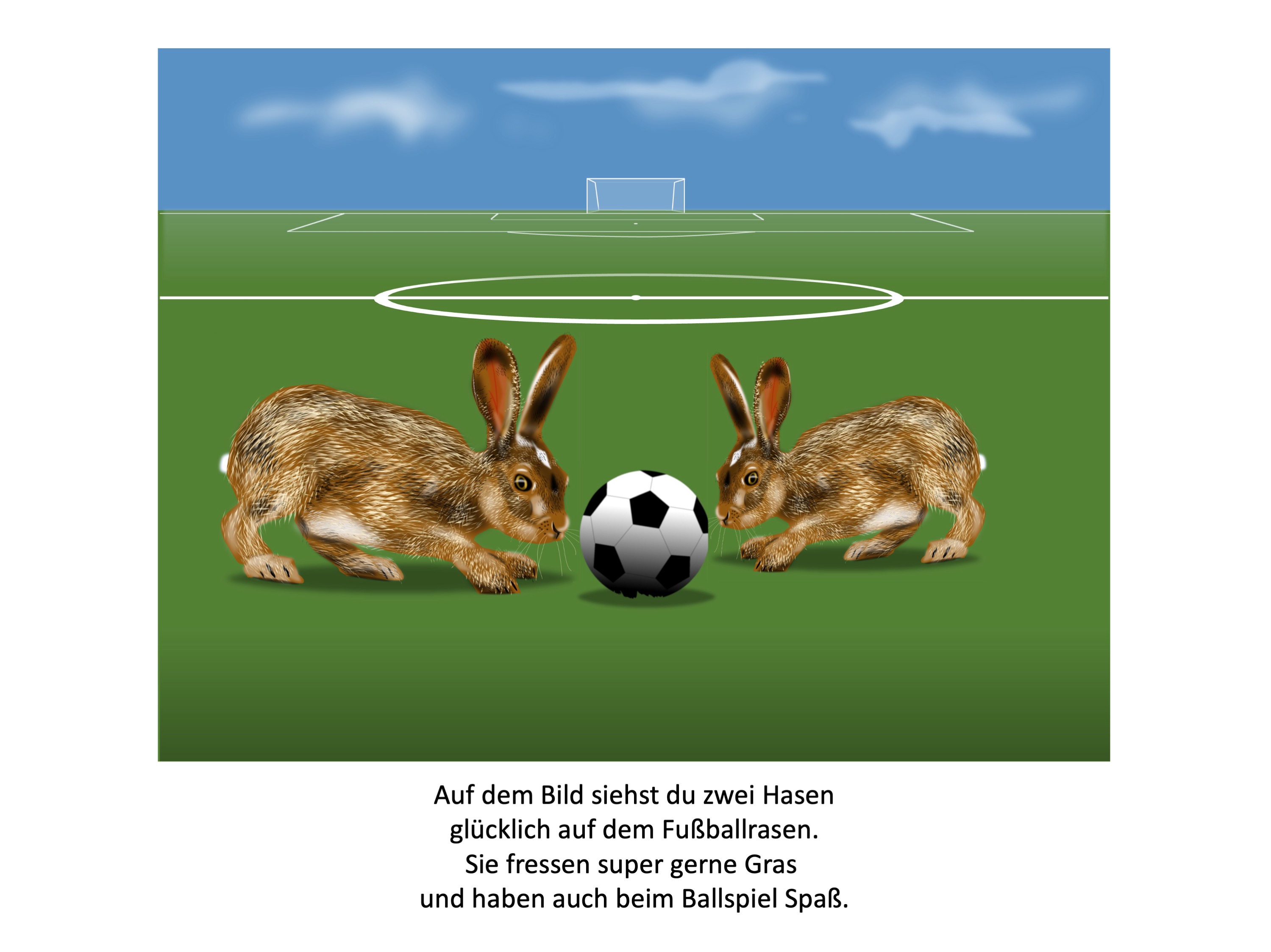 Rabbits/Hares on the „field“ (painted with PowerPoint, 2022-05-10)