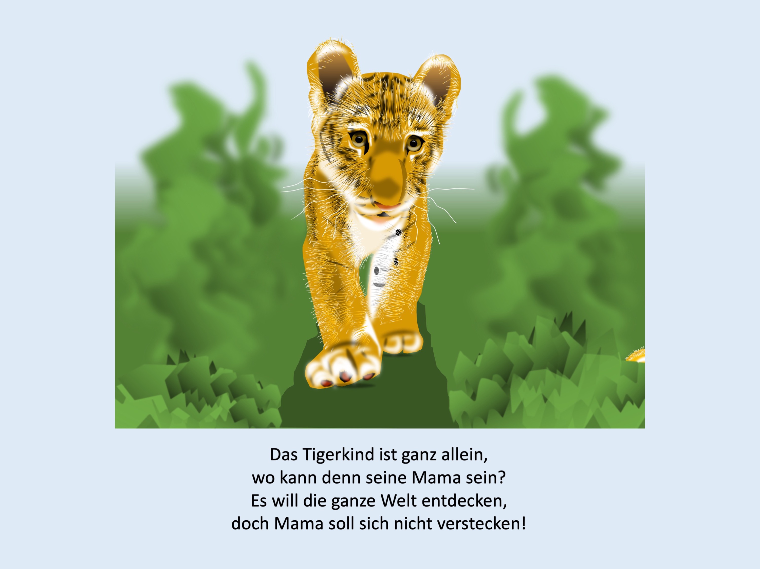 Tiger (painted with PowerPoint; 2022-04)
