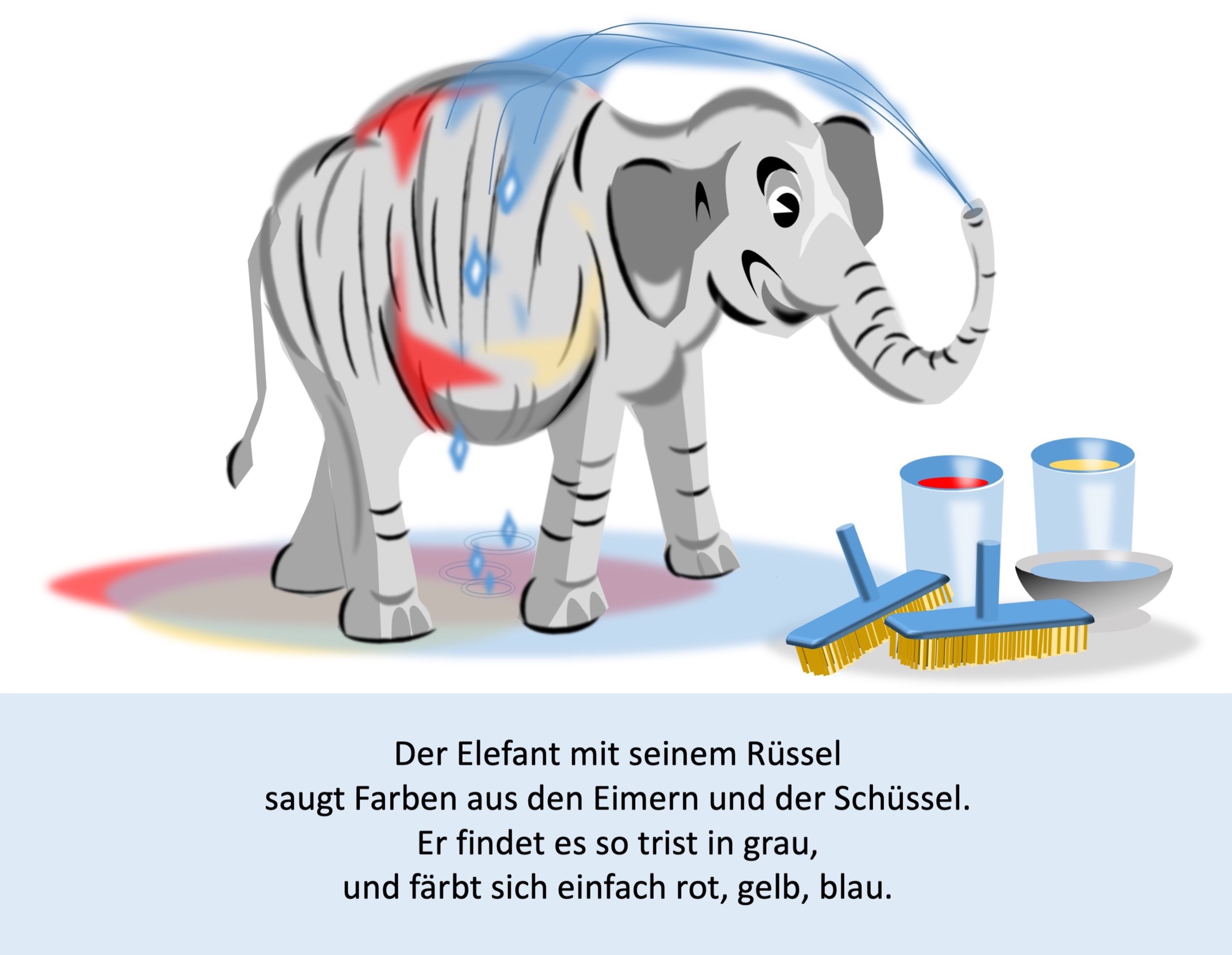 Elephant (painted with PowerPoint; 2021-11)