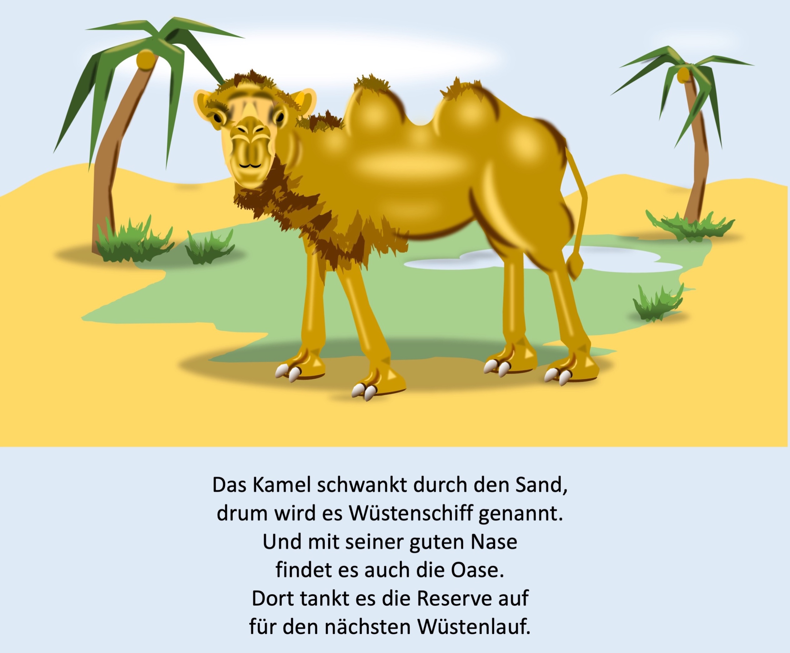 Camel (painted with PowerPoint; 2021-11)