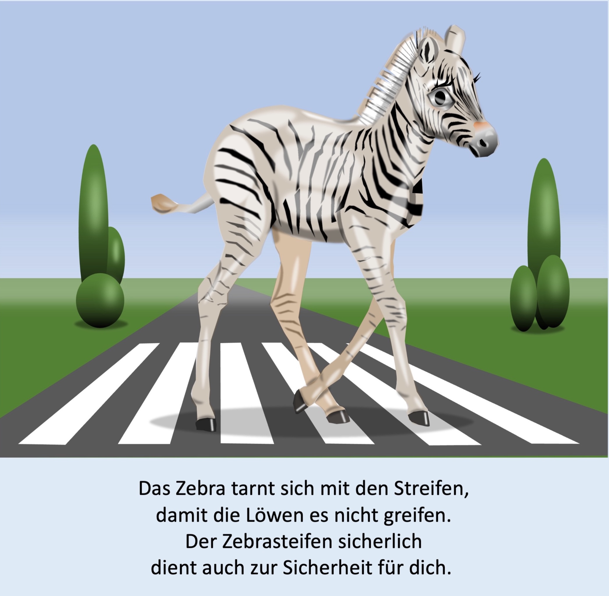 Zebra (painted with PowerPoint; 2021-11)