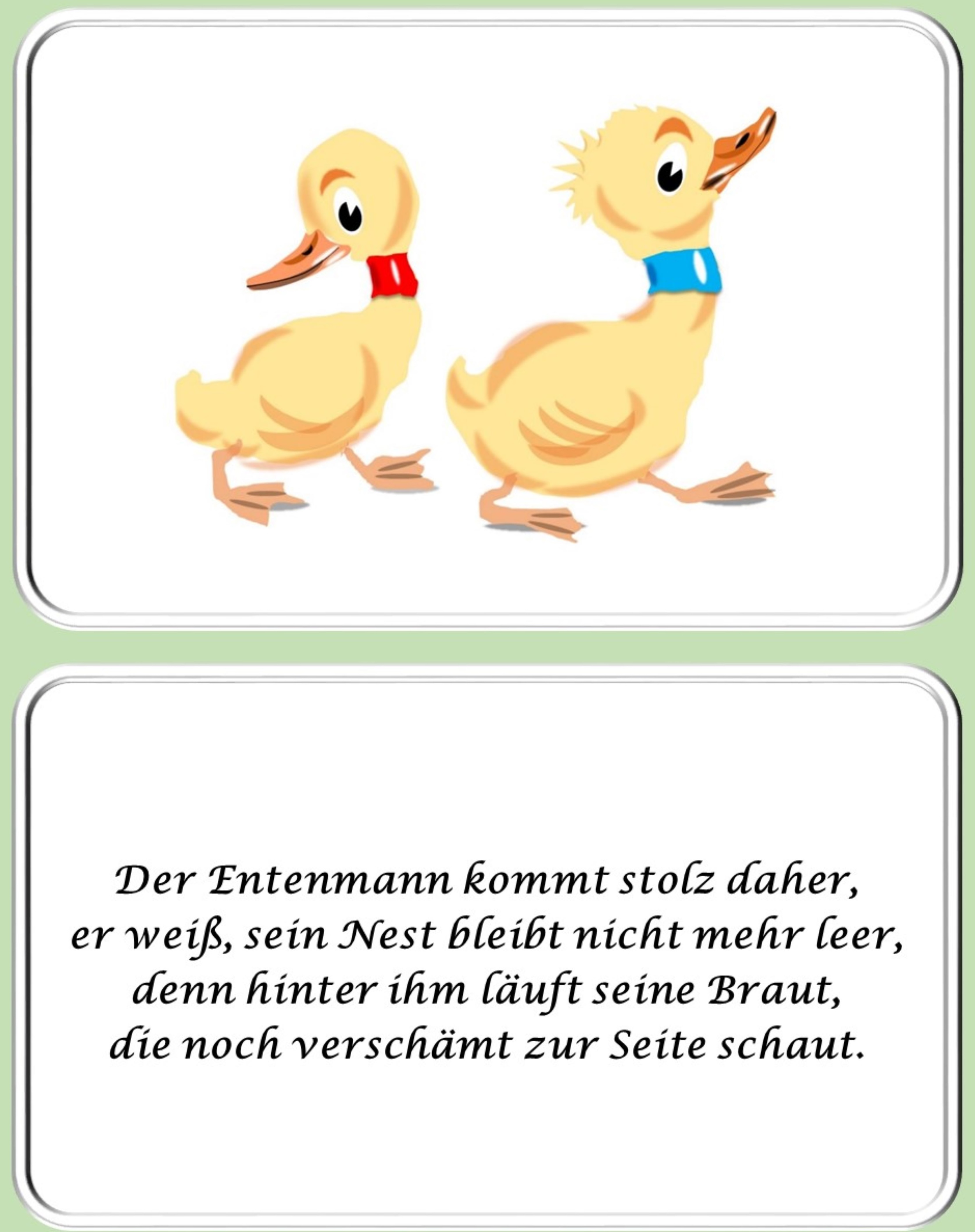 Duck family (painted with PowerPoint; 2022-09-06)