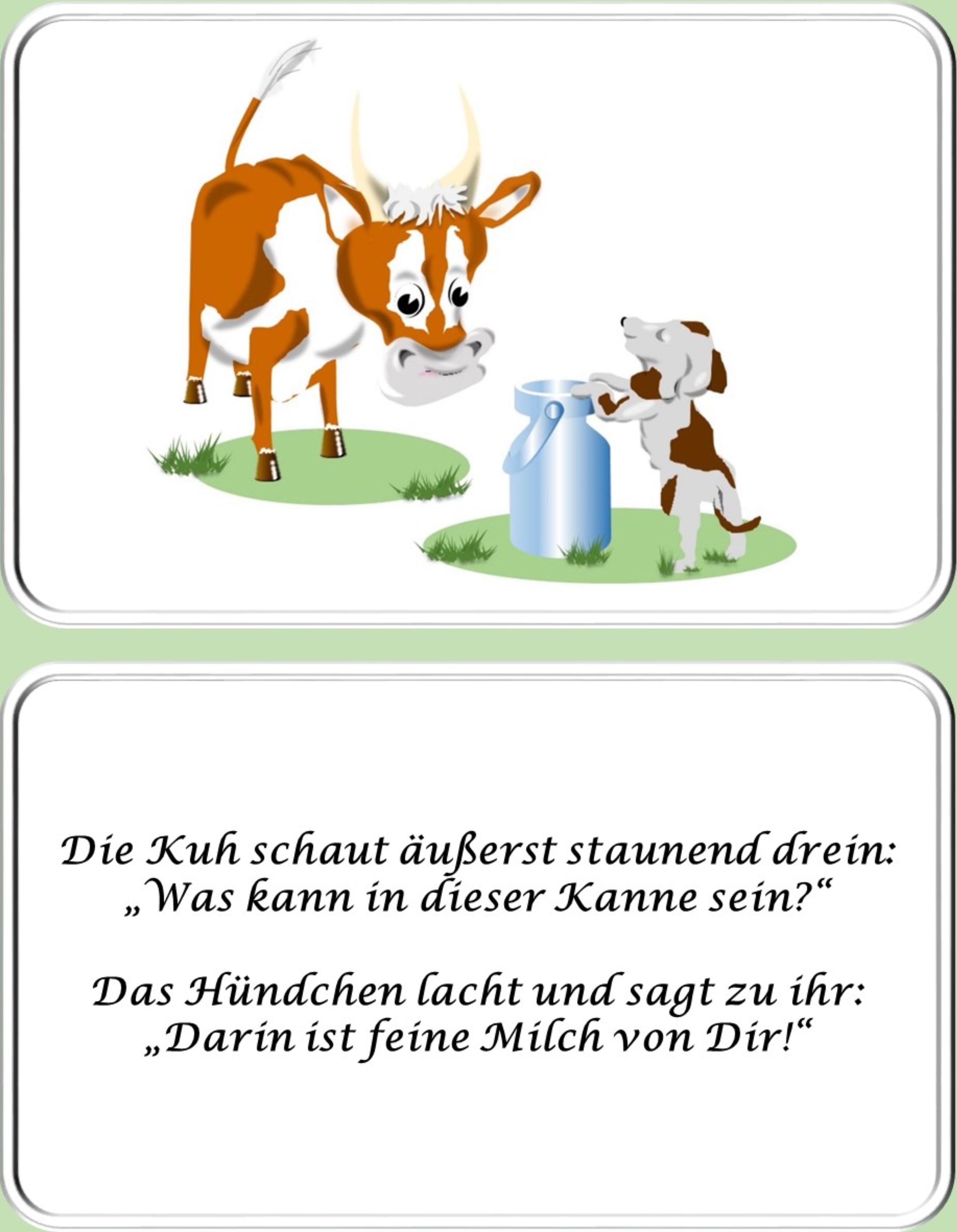 Cow and dog (painted with PowerPoint; 2021-11)