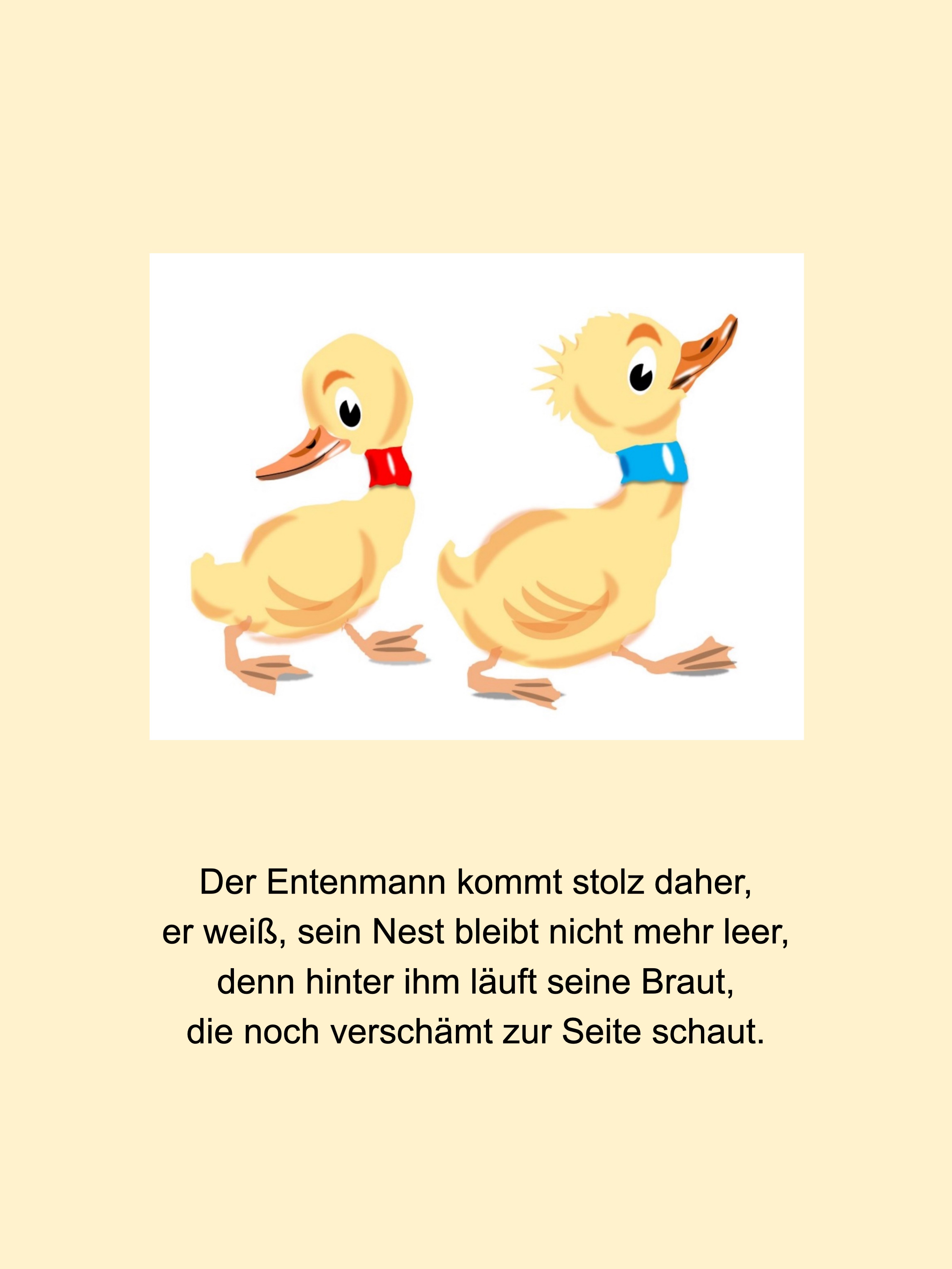 Duck family (painted with PowerPoint; 2022-09-06)