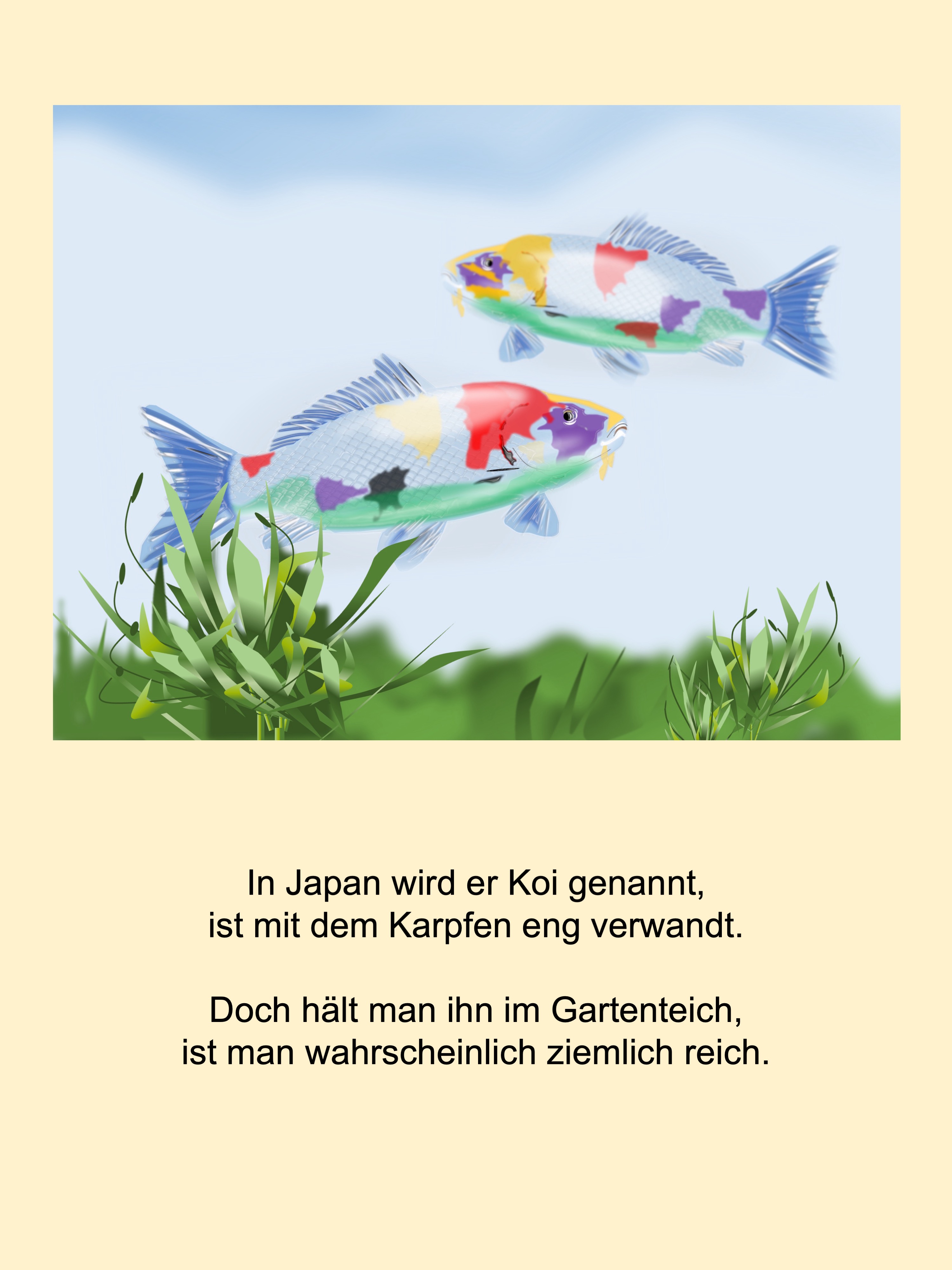 Coi carp (painted with PowerPoint, 2022-04-18)