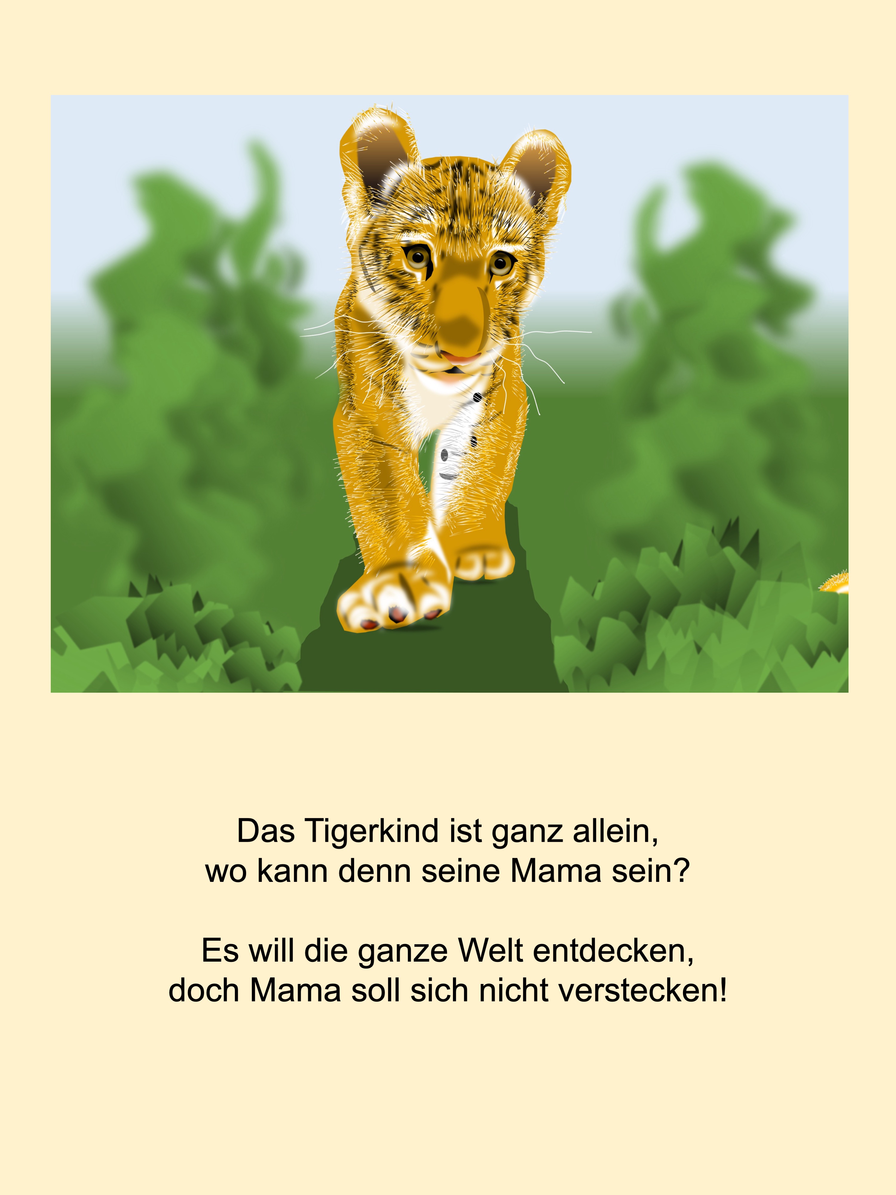 Tiger (painted with PowerPoint; 2022-04)