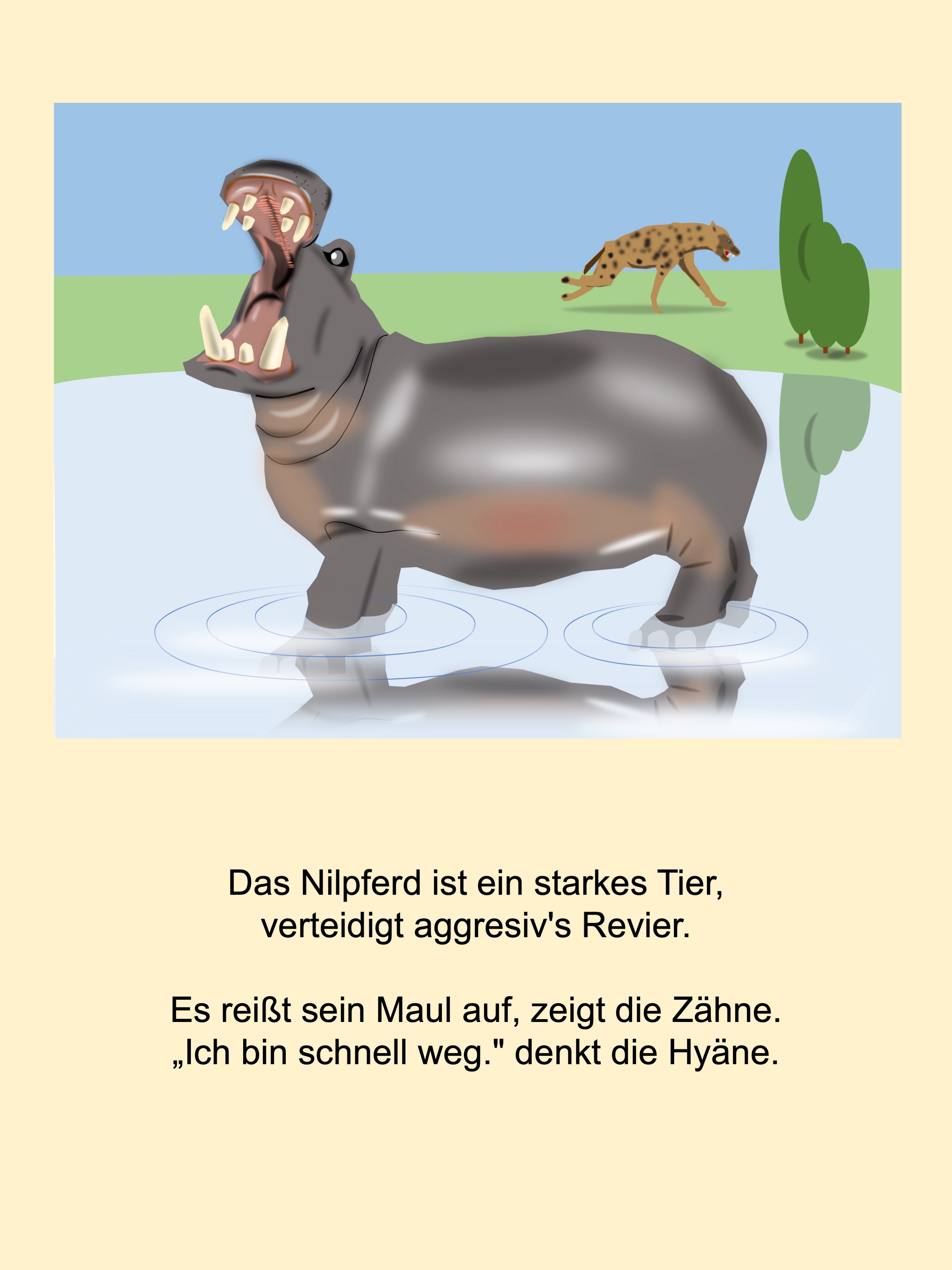 Hippo (painted with PowerPoint; 2022-04-04)