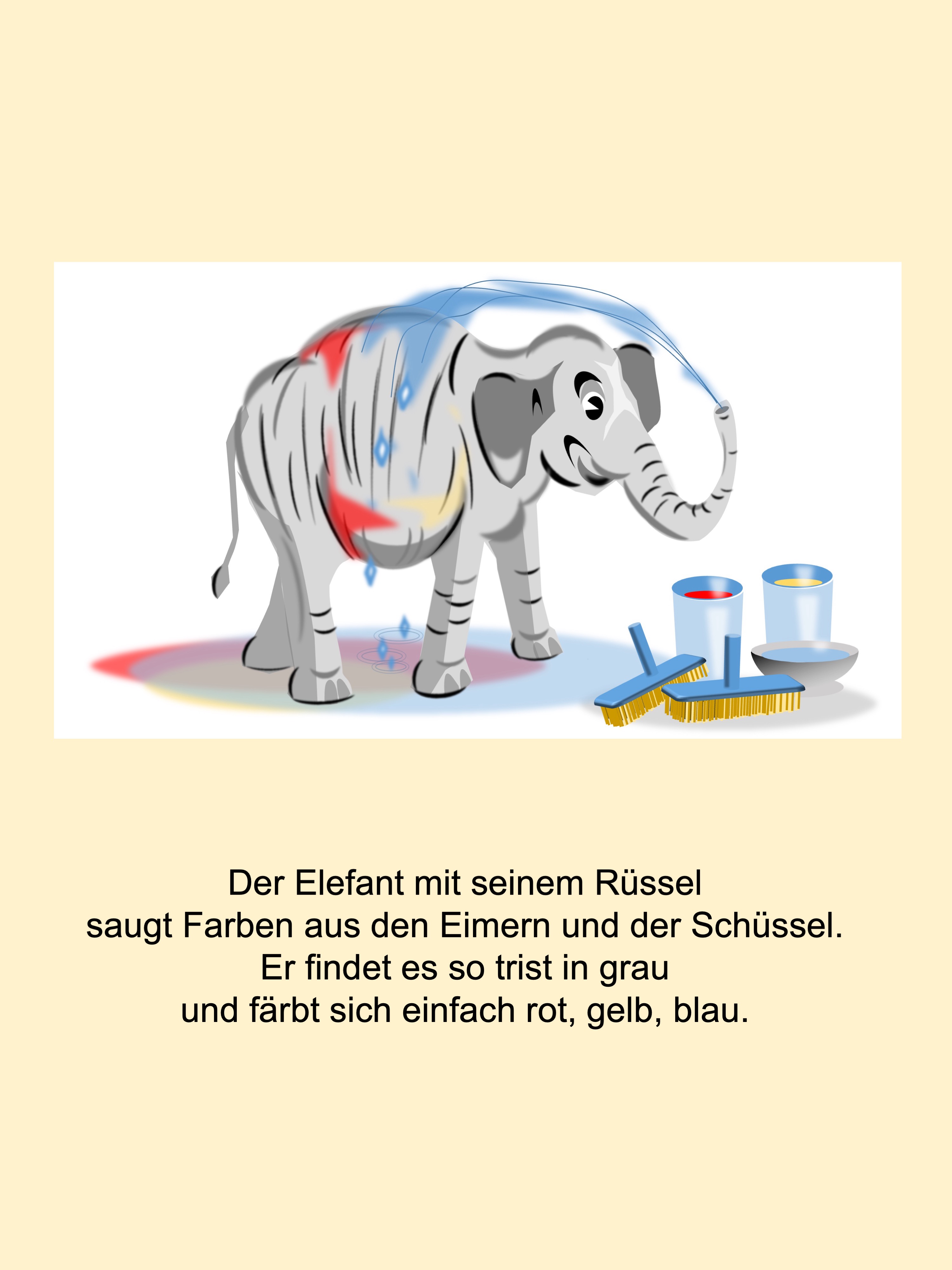 Elephant (painted with PowerPoint; 2021-11)