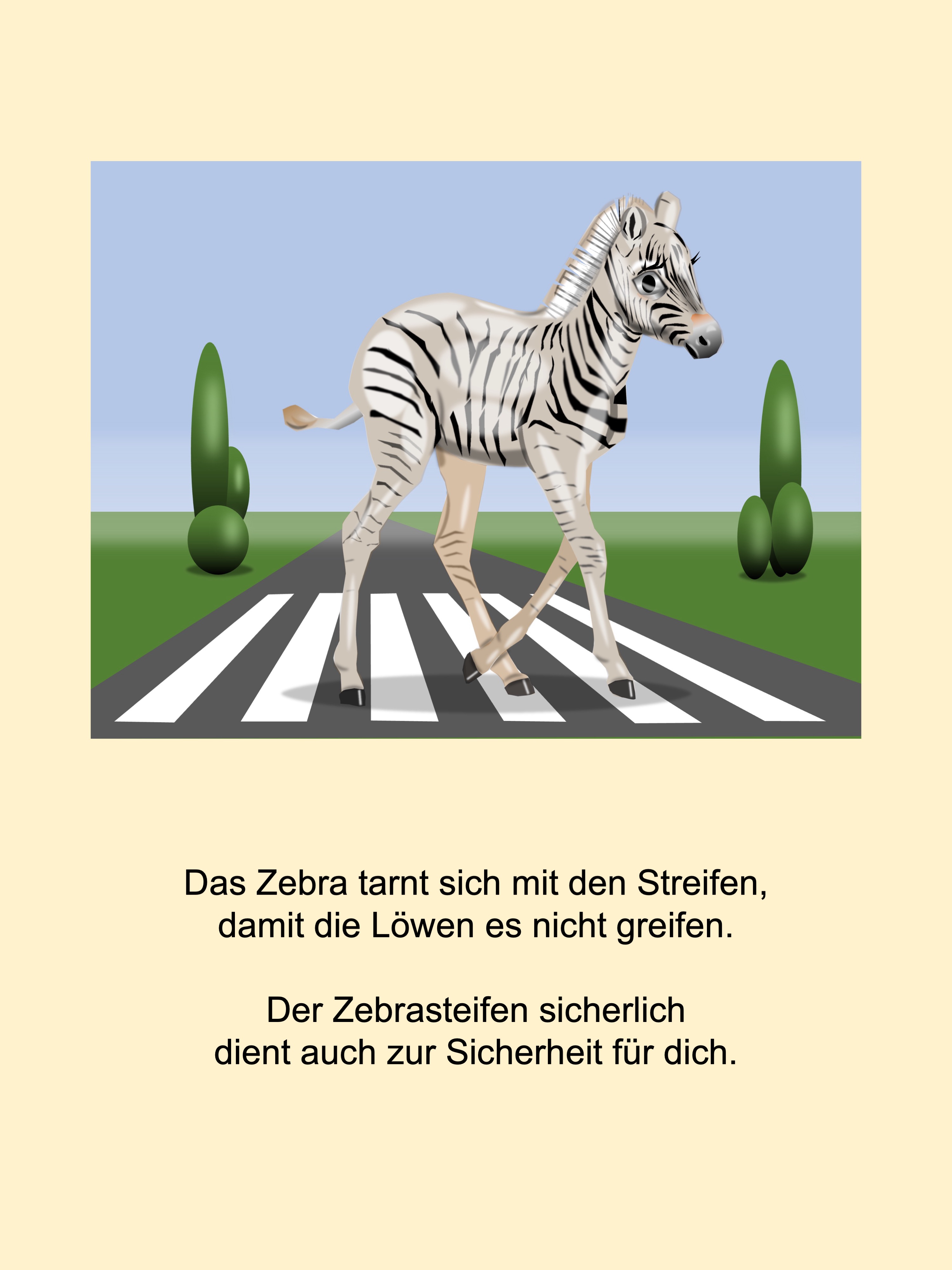 Zebra (painted with PowerPoint; 2021-11)