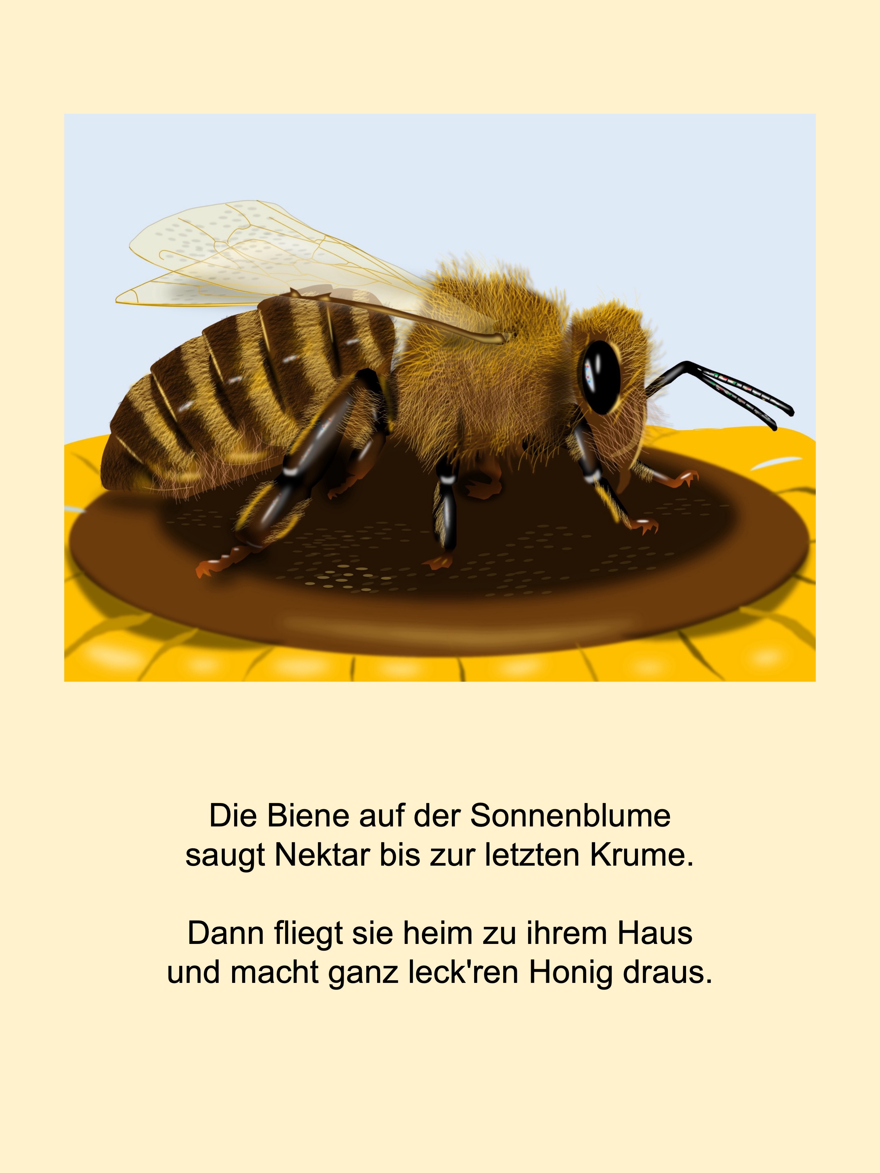Bee(painted with PowerPoint; 2021-11)
