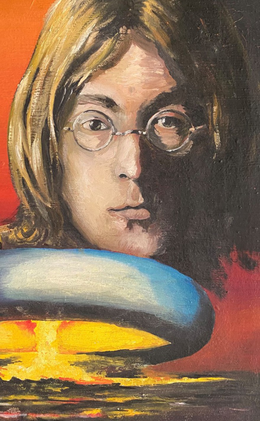 in memory of someone and horrible scenes (1978, oil)