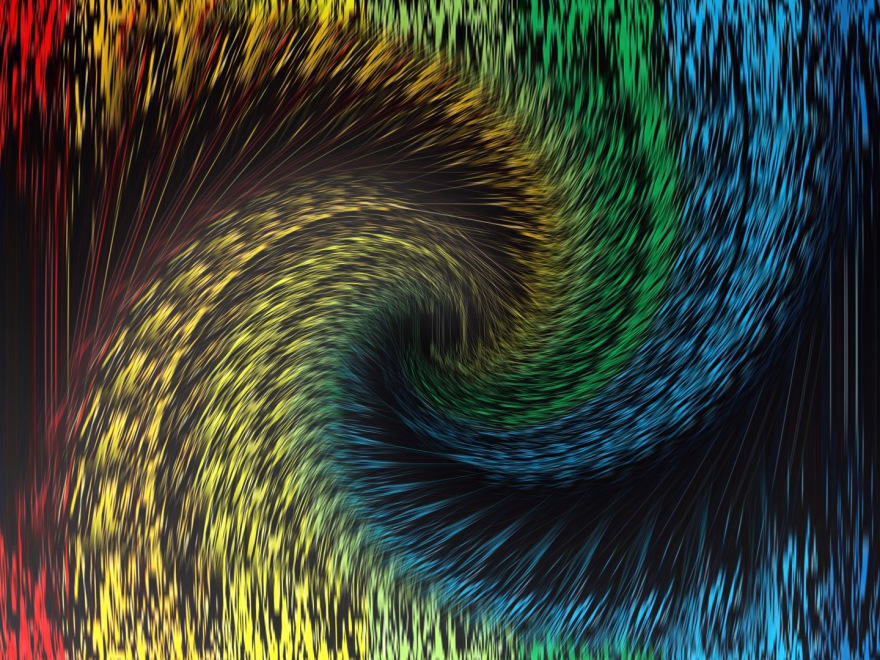 the vortex I (combined painting technique; 2023-04-07)