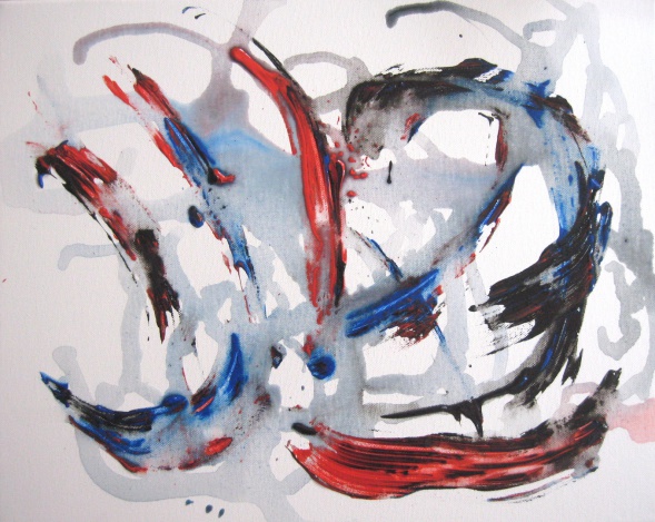 flowing event (painted by Julia) (acryl, 2014)