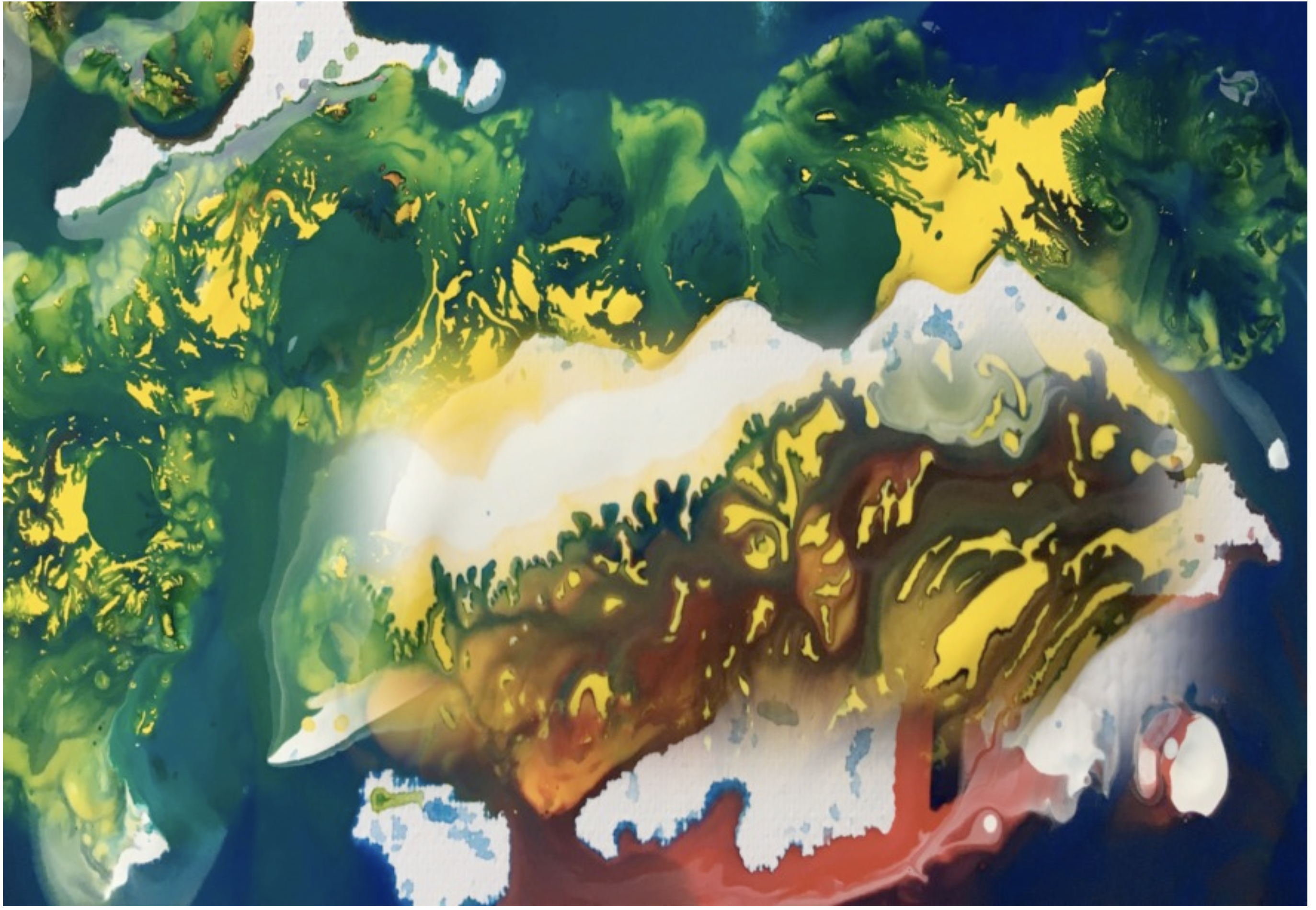 diffracted light coming from the inside (acryl, 2019-01)