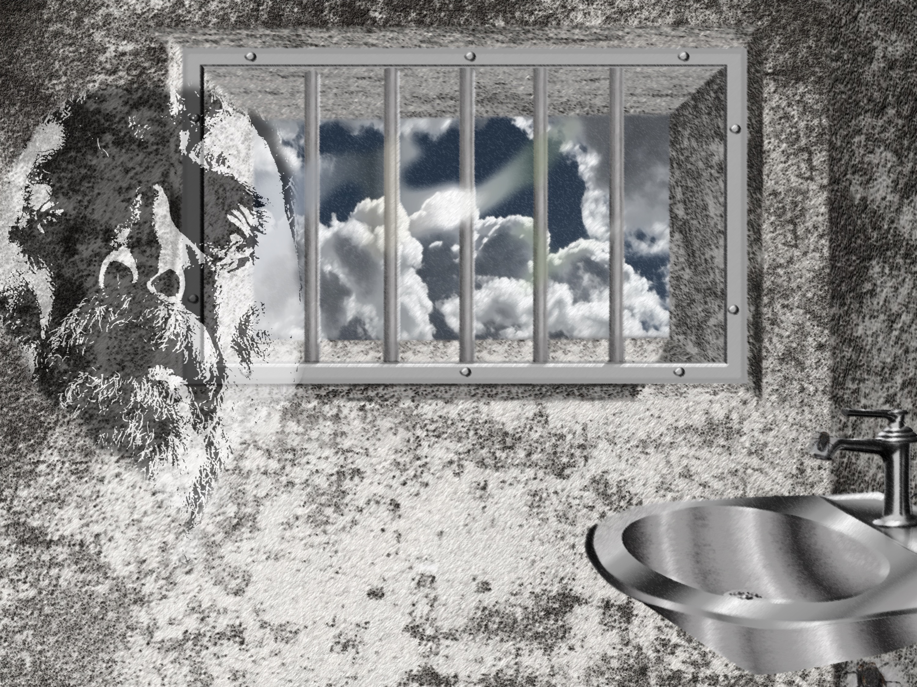 perhaps a bad dream (combined painting technique; 2025-09-25)