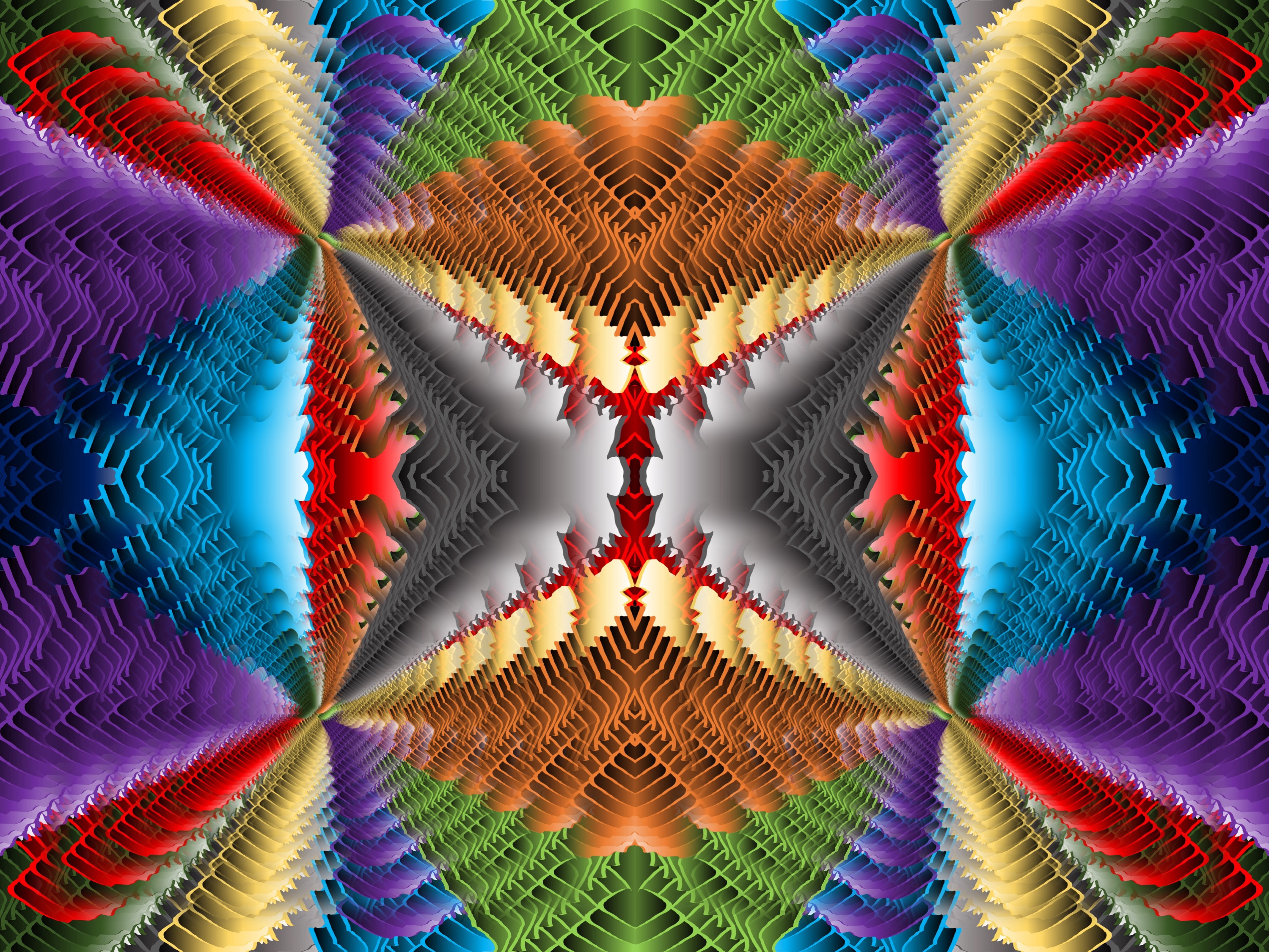 simply playing with objects and colors in space (painted with PowerPoint; version No I; 2024-05-29)