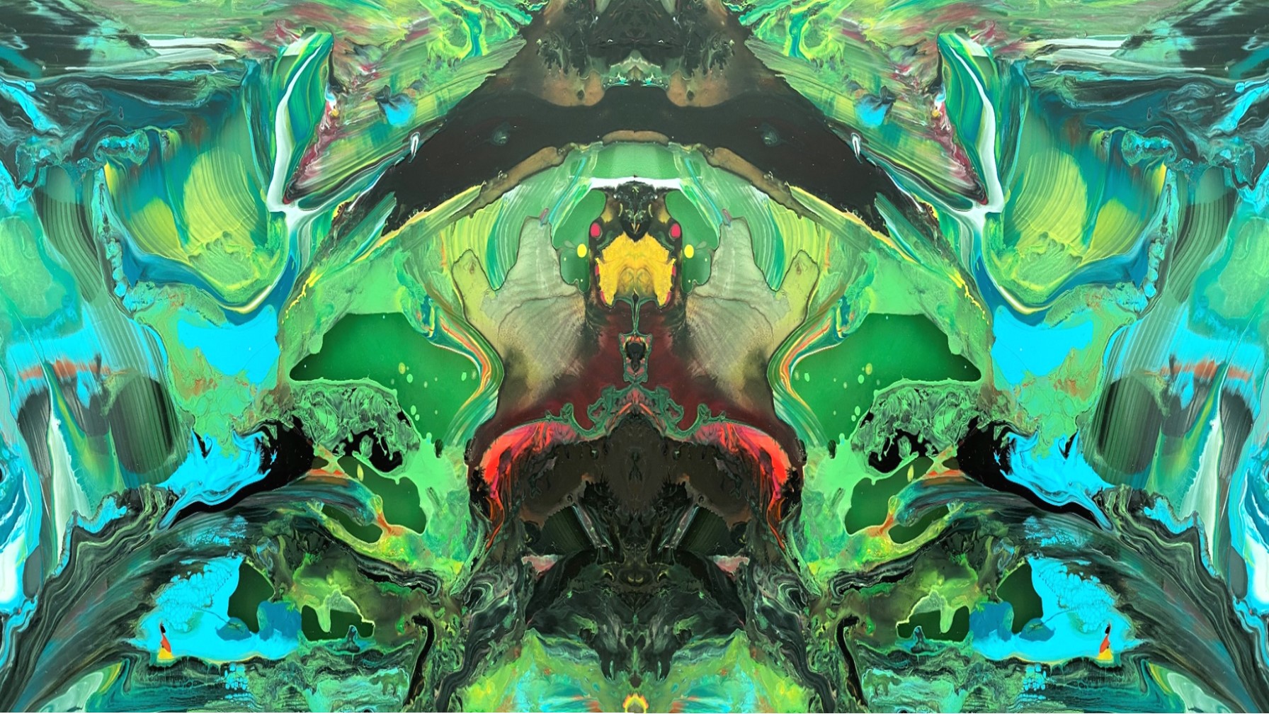 maybe flowing colors (combined painting technique; 2024-05-18)