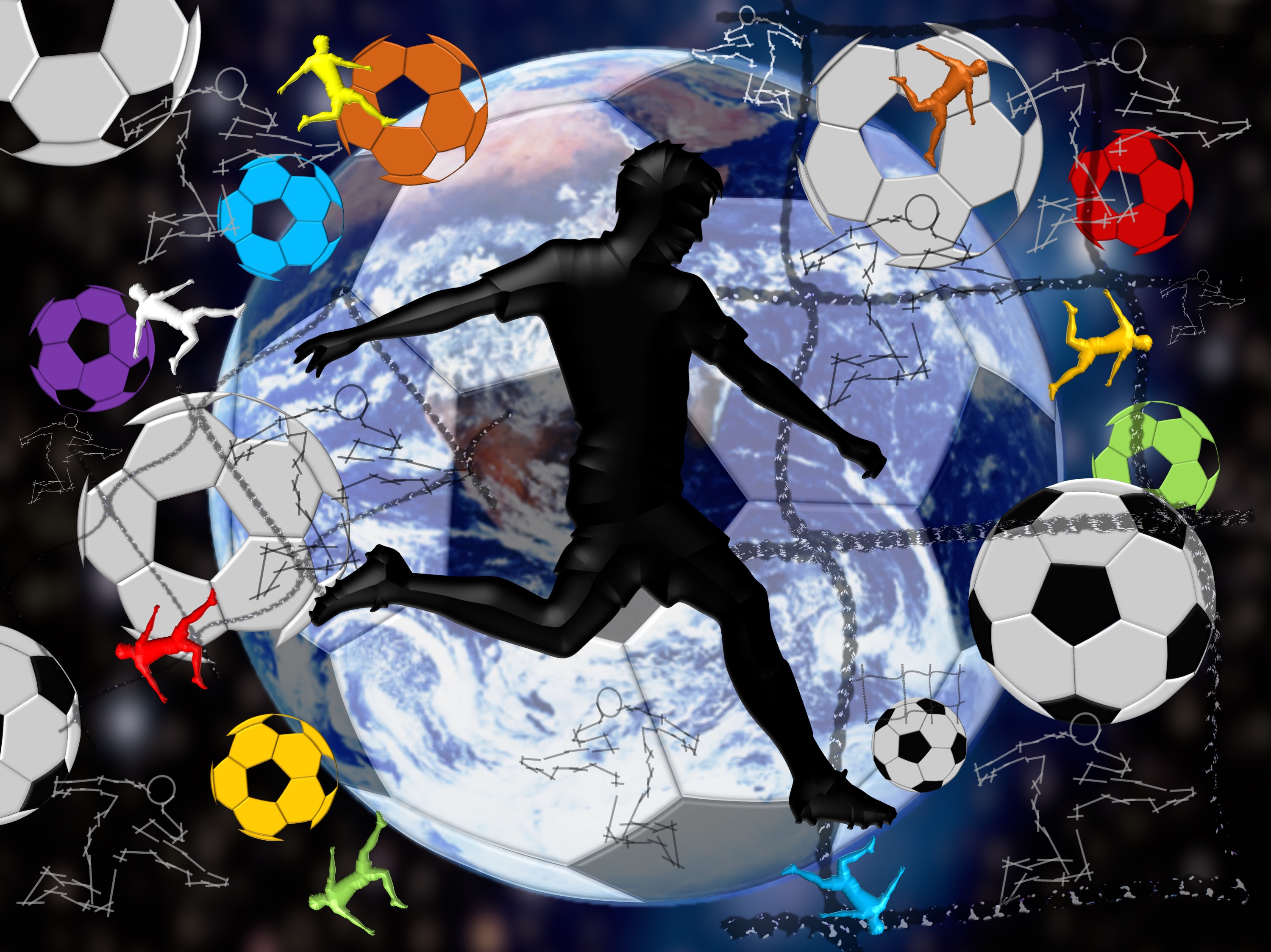 maybe soccer around the world (combined painting technique; 2026-06-05)